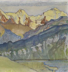 Eiger, Mönch en Jungfrau vanuit Beatenberg